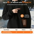 thumbnail image 5 of Dr.Prepare Heated Hoodie Unisex with 16000mAh Power Bank（Black), 5 of 8