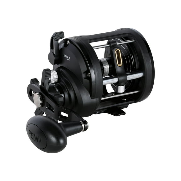 PENN Rival II Level Wind Conventional Fishing Reel, Right-Handed, 30 Size Reel
