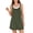 Army Green, variant on Womens Summer Casual Romper Loose Adjustable Strap Shortalls Overalls Jumpsuit Beach Vacation Jumper with Pocket One Piece Jumpsuits Wine