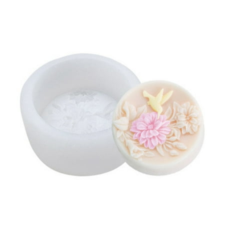 

CANKER Silicone Material Chinese Mid-Autumn Flower Mooncake Mold Crystal Snowy Liquid Mooncake Moulds Gifts for Children Friend