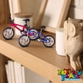 thumbnail image 6 of Novelty Place (4 Pack) Mini Finger Bike - Miniature Fidget Bicycle Metal Bike Model Collections Decoration, 6 of 7