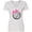 AA-White, variant on Inktastic Volleyball with Pink Bow Women's V-Neck T-Shirt