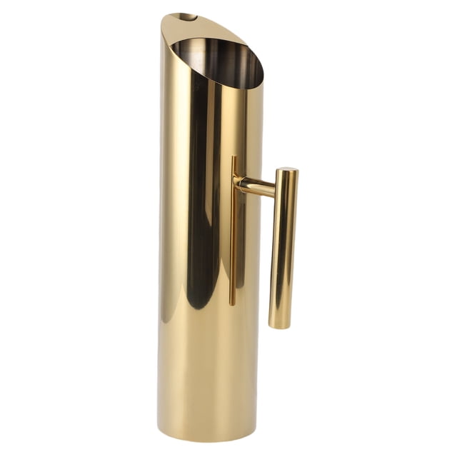Jarra de Agua de Acero inoxidable de 2 L, Moderna Jarra de Contector de metal de Hielo, Jarra Con Asa Para Té Helado/Caliente, Bebidas, Jugos, Café Y Leche