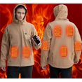 thumbnail image 2 of Waterproof Heated Jacket Winter Jackets For Men Heated Jackets For Women Mens Heated Clothing Heated Coat Battery/Power Bank Excluded, 2 of 5