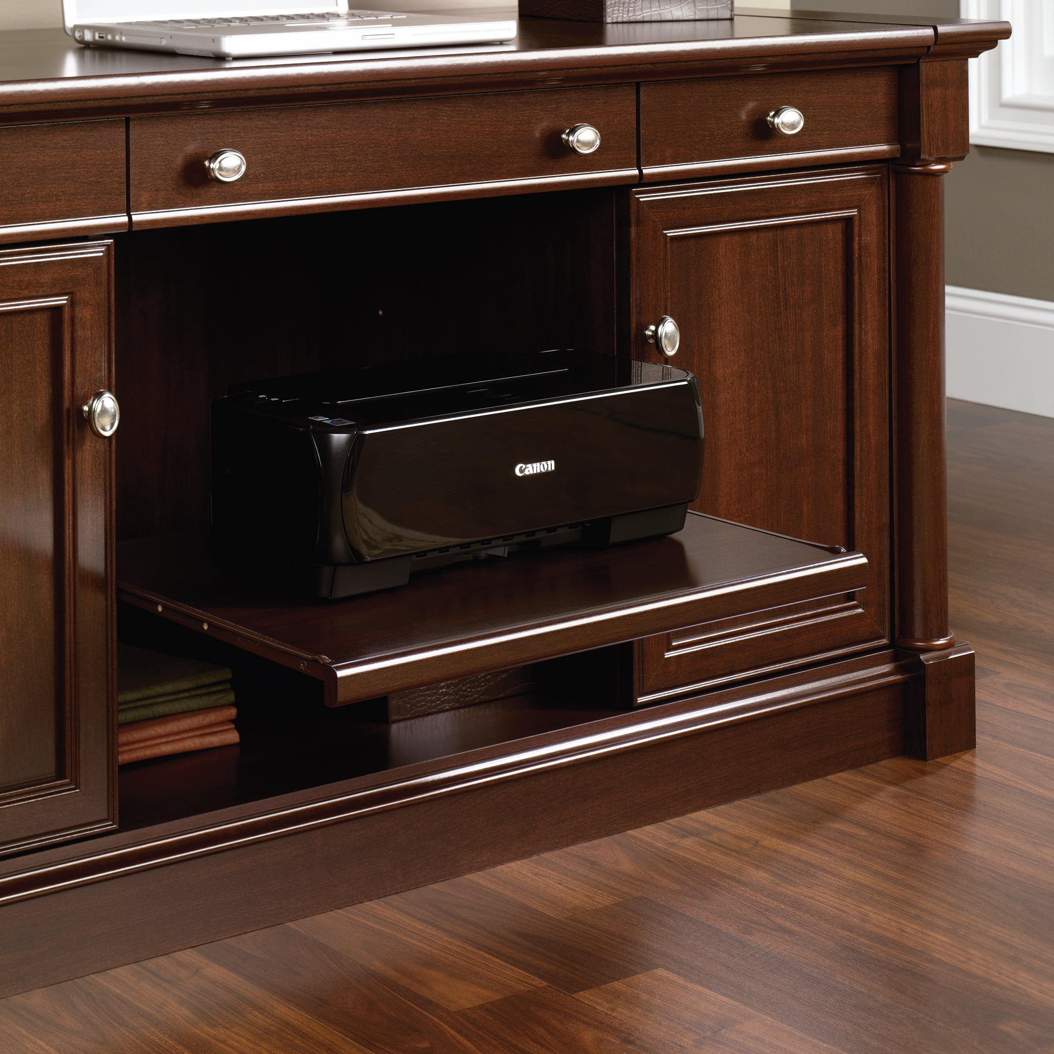 Sauder Palladia Credenza Select Cherry Finish Walmart
