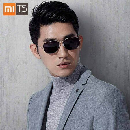 Xiaomi TS Luxury Brand Vintage Optical Sun Glass Men Sunglasses Fashion Retro Shiny Frame Shades Eyewear Oculos 2019