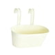 thumbnail image 2 of Maceta colgante de hierro con ganchos de metal desmontables para oficina, exterior, interior, cerca, dormitorio Blanco, 2 of 9