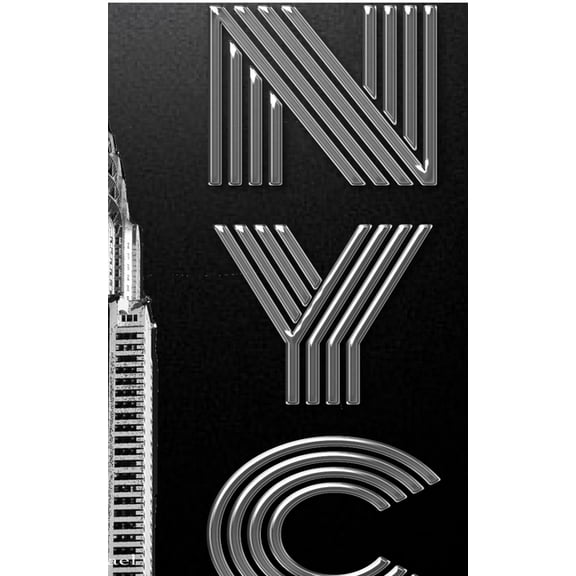 Iconic Chrysler Building New York City Drawing Writing creative blank journal: Chrysler Building New York City Drawing W, (Paperback)