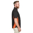 thumbnail image 3 of Harriton Chemise à Manches Courtes Colorblock pour Hommes M586, 3 of 3