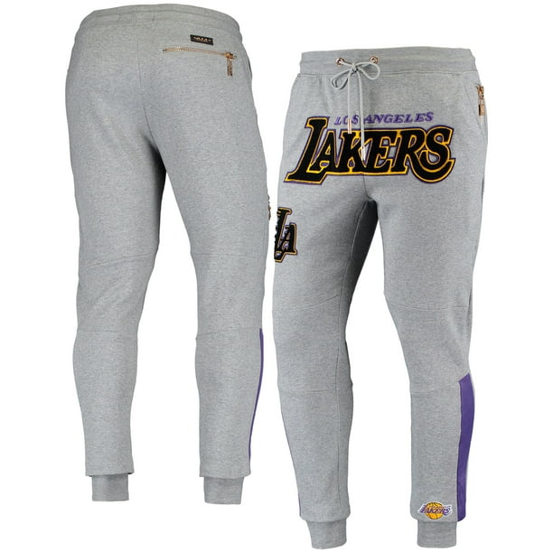 Los Angeles Lakers Wordmark Chenille Applique Jogger Pants 