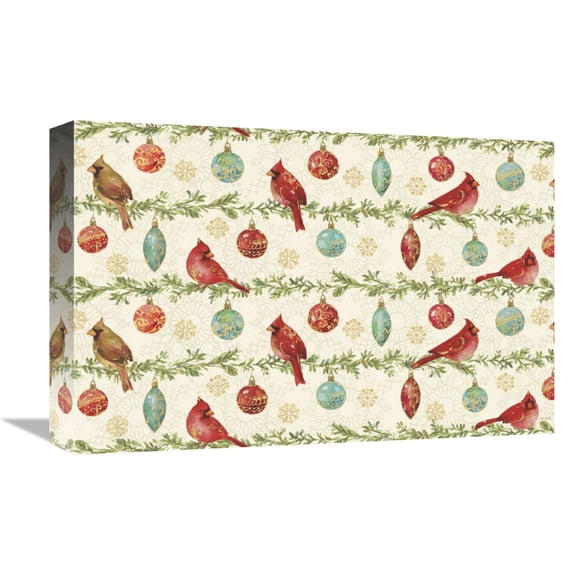 Global Gallery's 'Precious Holiday IV' By Lisa Audit Stretched Canvas Wall Art