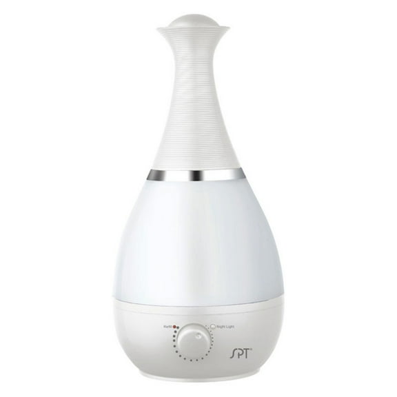 Ultrasonic Humidifier with Fragrance Diffuser (Pearl White)
