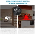 thumbnail image 4 of Countdown Timer Time-meter Magnetic Count Down & Count-up Digital-Calculagraph Volume & Brightness Adjustable Large LED Display Rotation Setting with Stopwatch Function Mute Mode for Kitchen, 4 of 8