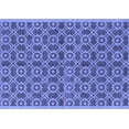 thumbnail image 1 of Ahgly Company Machine Washable Indoor Rectangle Oriental Blue Industrial Area Rugs, 2' x 4', 1 of 4