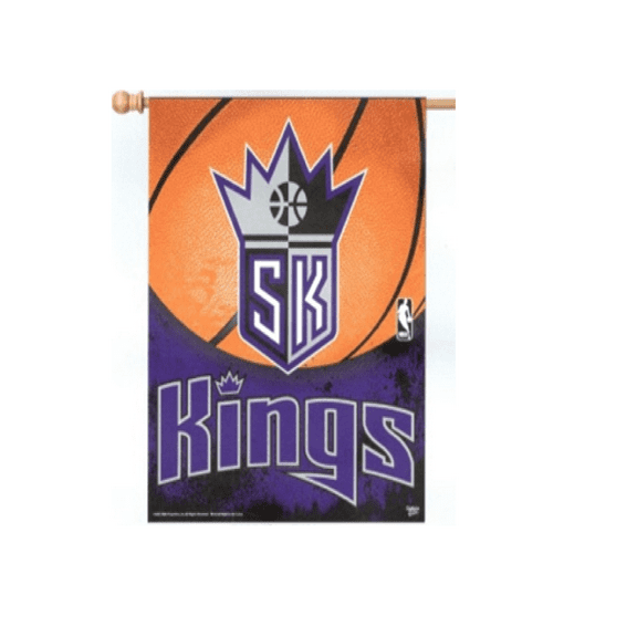 WINCRAFT  NBA SACRAMENTO - KINGS Heavy Duty Flag 27"x37"