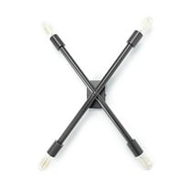 Mercana Furniture Xendi 4x25 Black Toned Metal Sputnik Wall Sconce