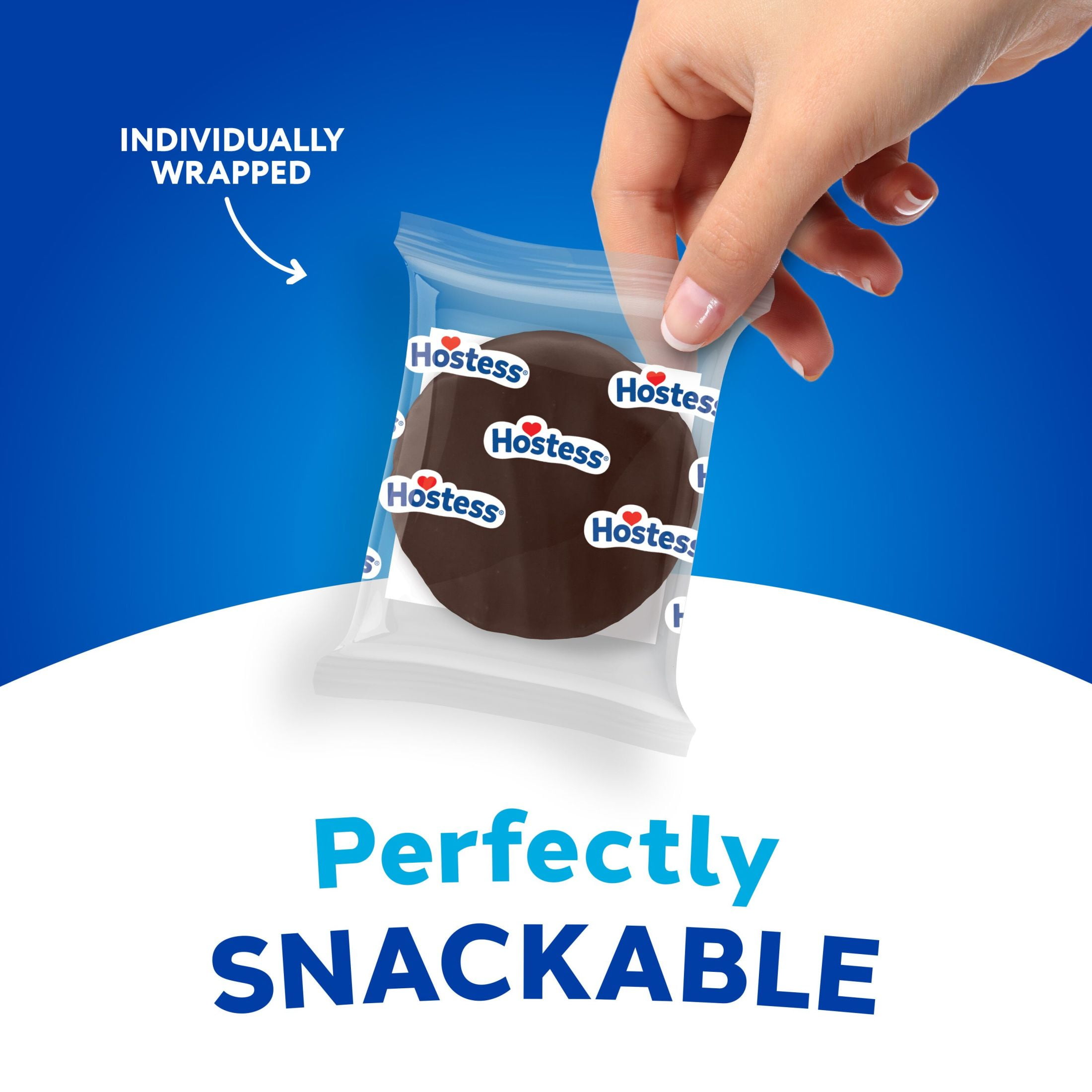 Hostess Ding Dongs Snack Cakes, Chocolate Flavor, 12.7 oz Box (10 Count)