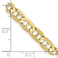 thumbnail image 2 of Auriga Fine Jewelry 14K Yellow Gold 26" 5.25mm Concave Anchor with Lobster Clasp Chain for Women, 2 of 5