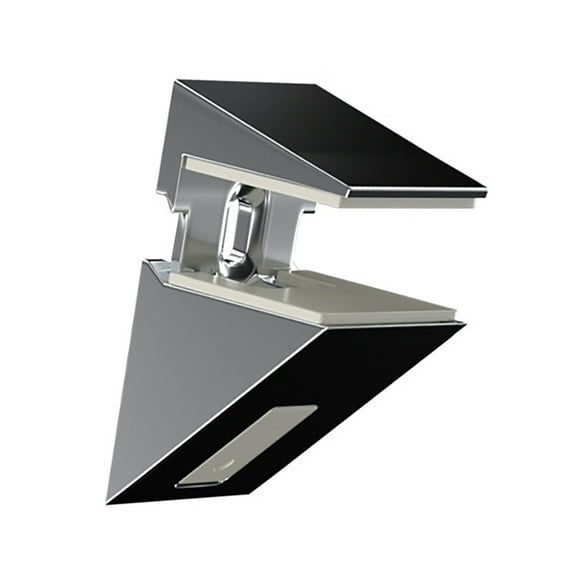 lanema Adjustable Glass Shelf Brackets Sturdy Zinc Alloy Clamp for Bathroom Wall Mounted Glass Shelves 3 20mm Thickness