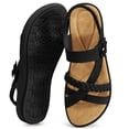 thumbnail image 3 of Ablanczoom Womens Sandals: Non-Slip Summer Comfortable Flat Sandals Women Beach Shoes, 3 of 7