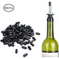 thumbnail image 2 of 100 Pcs Pourers Dust Covers Olive Oil Liquor Bottle Pour Spout Cover Rubber Caps (Not Include the Spout), 2 of 5