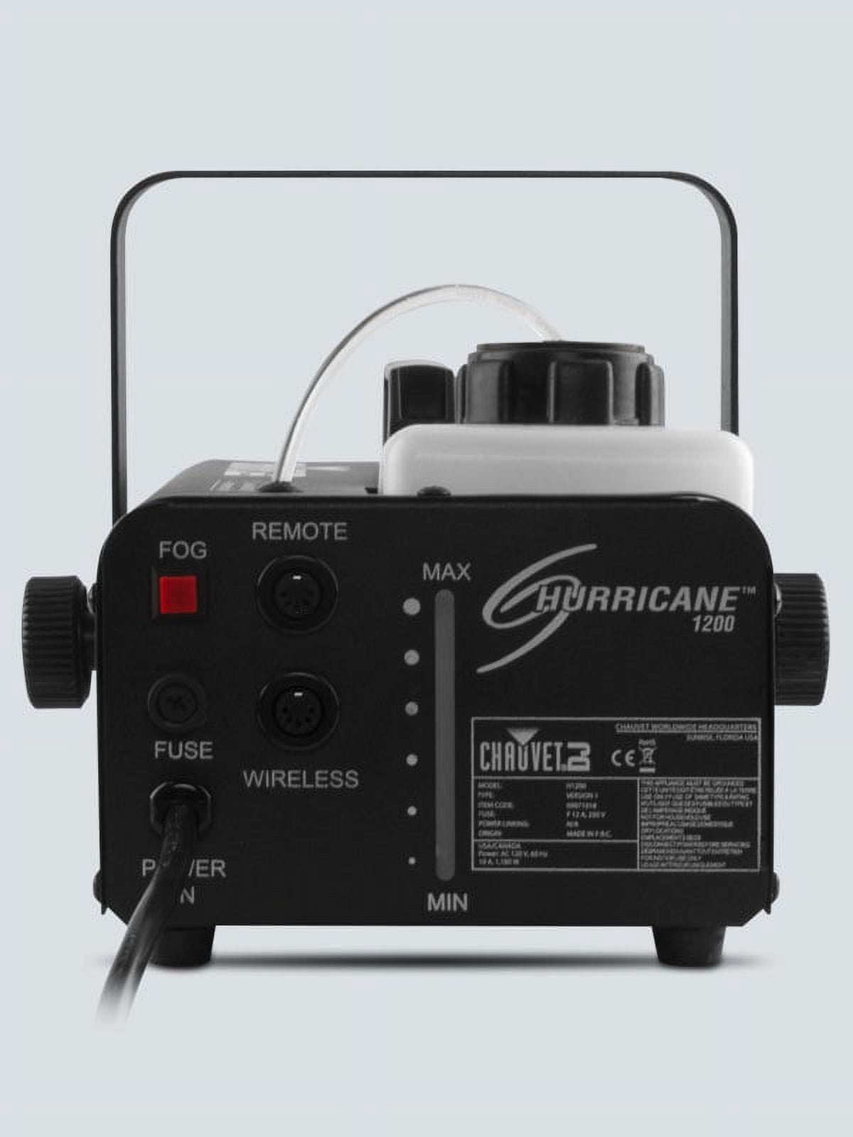 Chauvet Hurricane 1200 Non-Toxic Lightweight Fog Machine