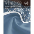 thumbnail image 6 of Cloth Napkins Watercolor Spring Floral Pattern Washable Soft Kitchen Dinner Napkin Set of 8,Blue Brown Stitching Art Reusable Cocktail Napkins for Wedding Holiday Party Event,20x20In, 6 of 7