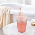 thumbnail image 2 of 2 16 oz Hethyo Refillable Toiletries dispenser Pump Bottles, Bathroom Dispenser Pump Bottles- Pink, 2 of 6