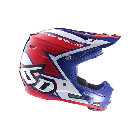 6D Helmets 2019 Youth ATR-2Y Strike Offroad Helmet - Red/White/Blue - Youth