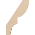 thumbnail image 3 of Ekena Millwork 5"W x 8"D x 12"H Ridgewood Rough Cedar Woodgrain TimberThane Knee Brace, Primed, 3 of 6