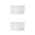 thumbnail image 4 of Naiovety Bolsa de malla de almacenamiento para refrigerador, gancho organizador colgante, soporte para frutas, bolsillo para artículos diversos de PP, Blanco 2piezas Naiovety CBP162700, 4 of 5