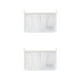 thumbnail image 1 of Monstrate Organizador colgante de bolsa de malla de almacenamiento para refrigerador con blanco hueco Blanco 2piezas Monstrate CBP162700, 1 of 5
