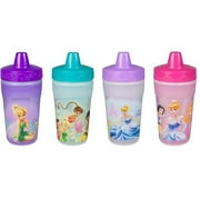 The First Years Disney Girls Insulated Sippy Cup with One Piece Lid, 4pk