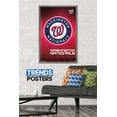 thumbnail image 2 of MLB Washington Nationals - Logo 16 Wall Poster, 22.375" x 34", Framed, 2 of 5