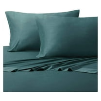 Silky-Soft Viscose from Bamboo-Cotton , Queen 4PC Bed Sheets Set, Teal