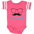 thumbnail image 3 of Inktastic Be Yourself, Glasses, Mustache - Black Blue Boys or Girls Baby Bodysuit, 3 of 5