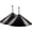 Hang mount-2, variant on Squirrel Baffle for Bird Feeder Pole, Outside Hanging Mount Bird House Guard for Outdoor Shepherd’s Hook,19 Inch Diameter, 1 Pack