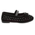 thumbnail image 2 of Kensie Girl Toddler Ballerina Flats, Bead Black, 10, 2 of 8