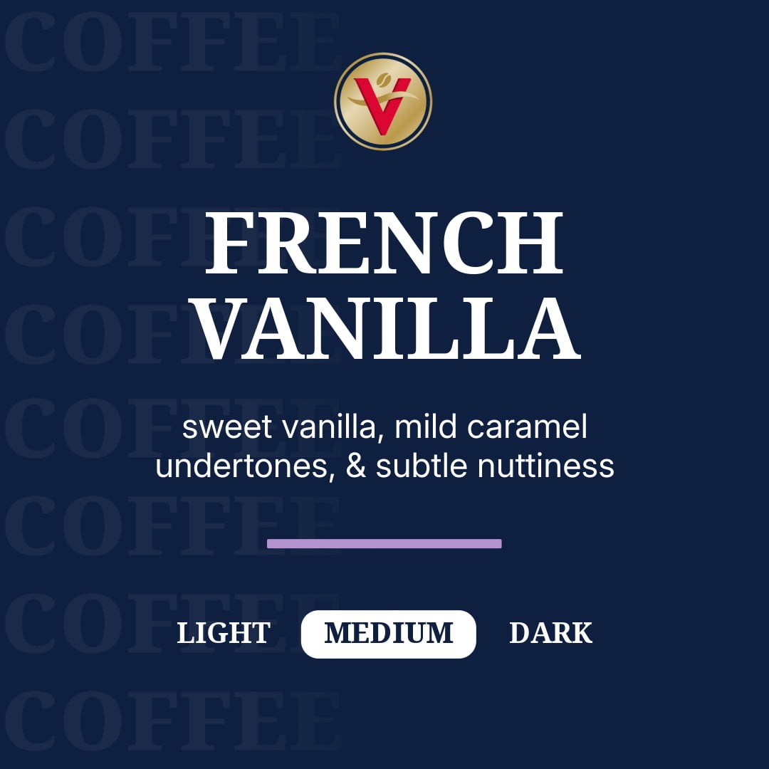 Victor Allen's Coffee French Vanilla Flavored, Medium Roast, 42 Count, Single Serve Coffee Pods for Keurig K-Cup Brewers