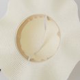 thumbnail image 4 of LNMQLPDBS Summer Straw Hat for Girls Ruffle Large Wide Brim Sunflower Beach Hat Cute Summer Fancy Hat Toddler Girl Gifts Sun Hat with Flower for Party Beach and Vacation, 4 of 5