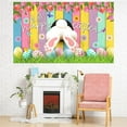 thumbnail image 5 of pathside Easter Backdrop,Happy Easter Banner, Easter Banners Decorative Photos Backgrounds Easter Decorations Activities Outdoor Party Supplies Easter Decorations for the Home Yard Party Supplies, 5 of 6