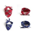 thumbnail image 6 of New Pet Triangle Scarf Scarf Strap Saliva Towel Dog Scarf Double Scottish English Style pink 42*60CM, 6 of 6