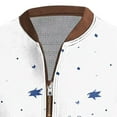 thumbnail image 5 of Men's Big & Tall Christmas Sweatshirt Half-Zip 3D Cartoon Graphic Sweatshirt Merry Christmas Pullover Xmas Holiday Party Tops, 5 of 5