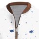 thumbnail image 3 of Ceisia Warm Stretchy Mens Loose Fit Christmas Reindeer Print Half-Zip Stand Collar Sweatshirt Gifts, 3 of 5