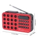 thumbnail image 2 of Radio FM portátil Compatible con Bluetooth Soporte USB TF Tarjeta de reproducción Altavoz incorporado, 2 of 9
