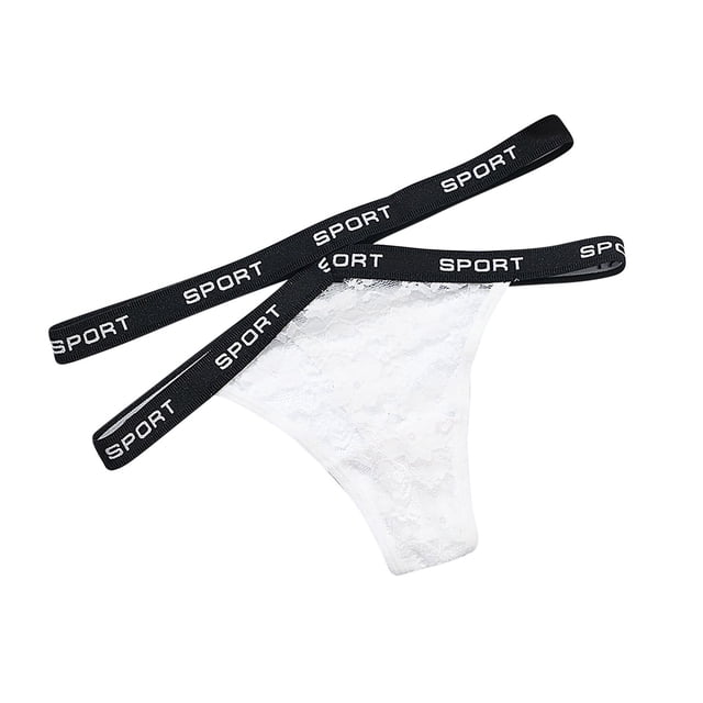Xihbxyly Tanga Sexy Transparente de Cintura Baja para Mujer, Tejido de Malla Suave y Transpirable, Espalda En T Sin Costuras, Cómodo para Uso Diario, Ideal para Uso Casual o de Maternidad, Lavable a