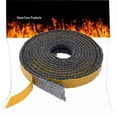 thumbnail image 6 of Black Flat Stoves Rope Adhesive Chimney DoorStove Fireplace SealingTape, 6 of 9