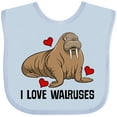 thumbnail image 3 of Inktastic Walrus Cute Arctic Animals Boys or Girls Baby Bib, 3 of 4