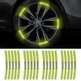 thumbnail image 1 of 20pcs For Cadillac Wheel Hub Reflective Sticker Safety Luminous Reflective Decoration Universal For Car Vehicle Truck, 1 of 1