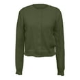 thumbnail image 7 of iHPH7 Cropped Cardigan Light Weight Cardigan Women Button Up Cardigan Travel Cardigan Fall Sweaters for Women Knit Cardigans for Women Fall Clothes Dark Green L, 7 of 7